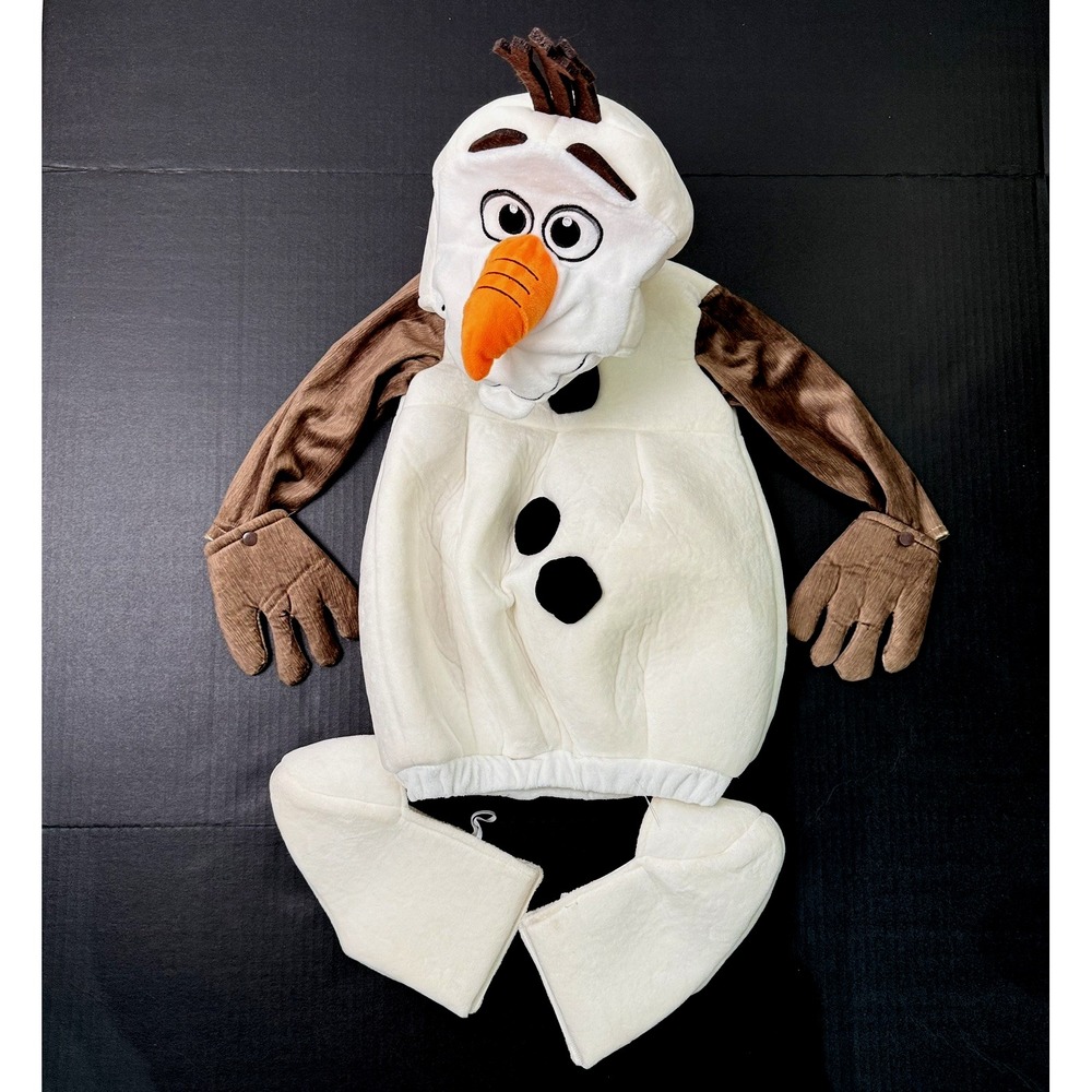 Disney Olaf Frozen Plush Snowman Infant Baby 18M Halloween Costume Cosplay 6 Pc